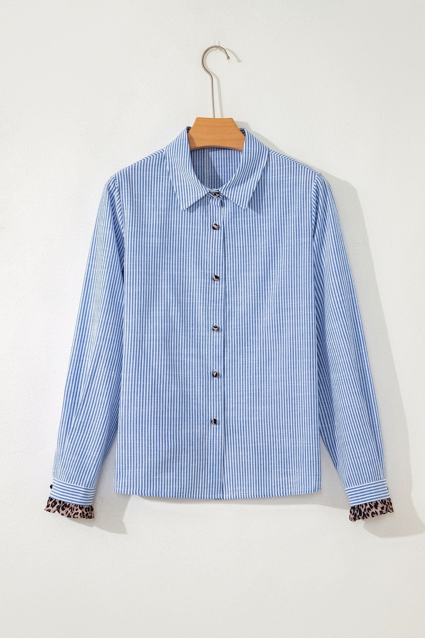 Caroline Long Sleeve Shirt Long Sleeve Top - Hello Beautiful BoutiqueBlouses & ShirtsThreaded Pear