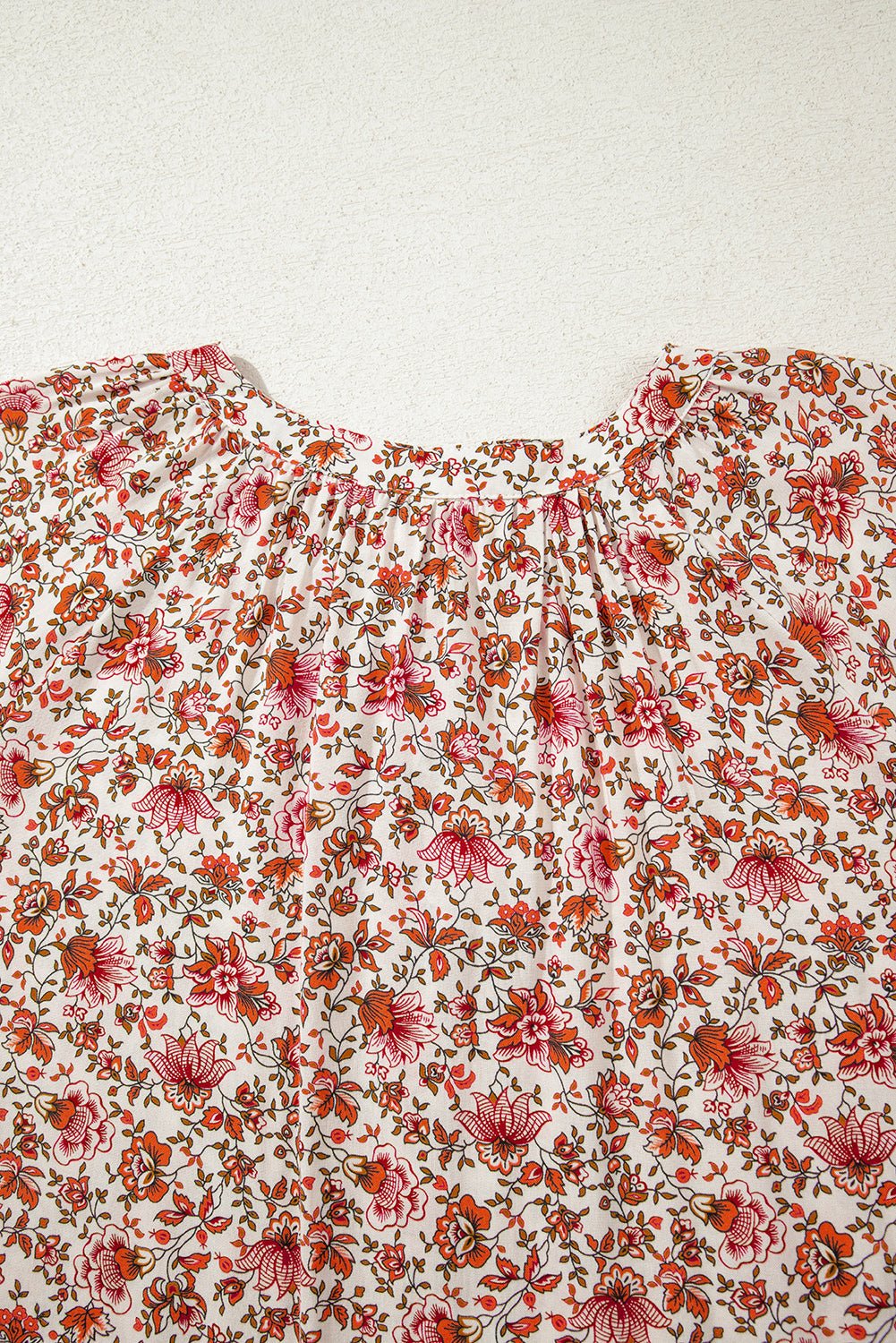 Carter Notched Puff Sleeve Blouse - Hello Beautiful BoutiqueBlouses & ShirtsThreaded Pear