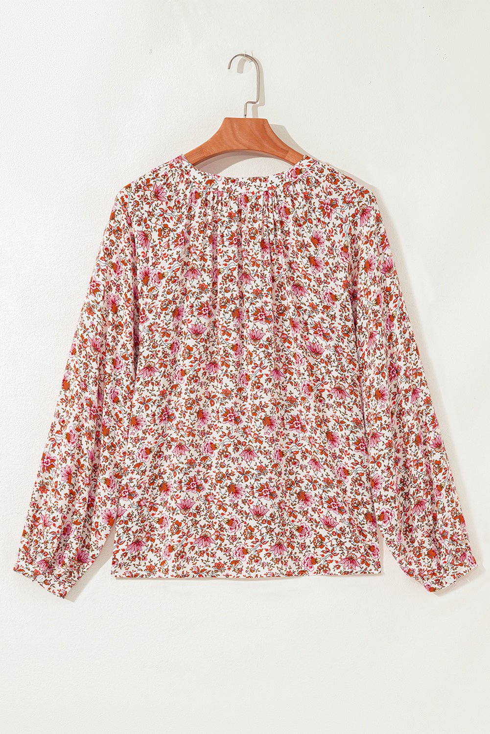 Carter Notched Puff Sleeve Blouse - Hello Beautiful BoutiqueBlouses & ShirtsThreaded Pear