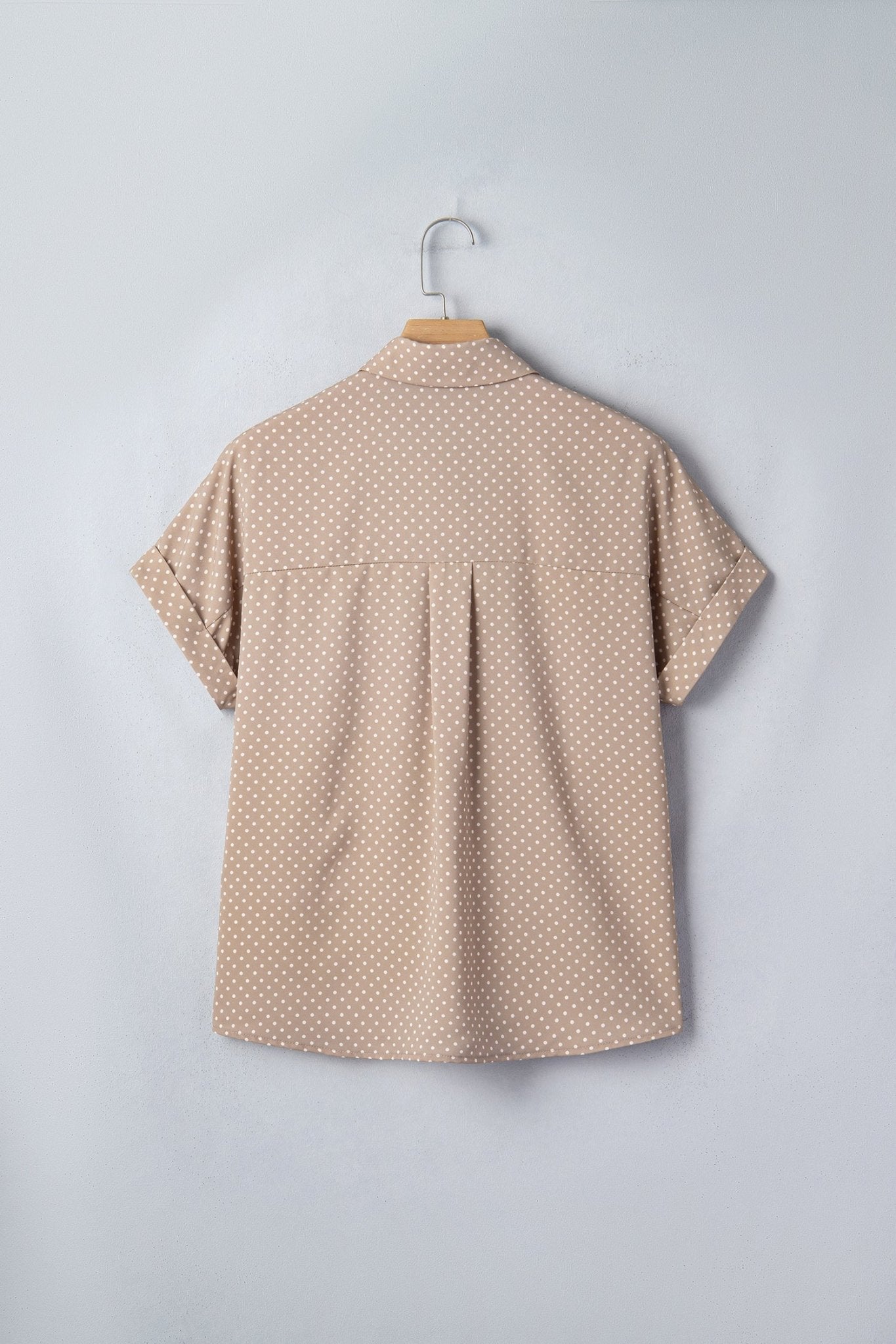 Catherine Cuffed Short Sleeve Shirt - Hello Beautiful BoutiqueBlouses & ShirtsThreaded Pear