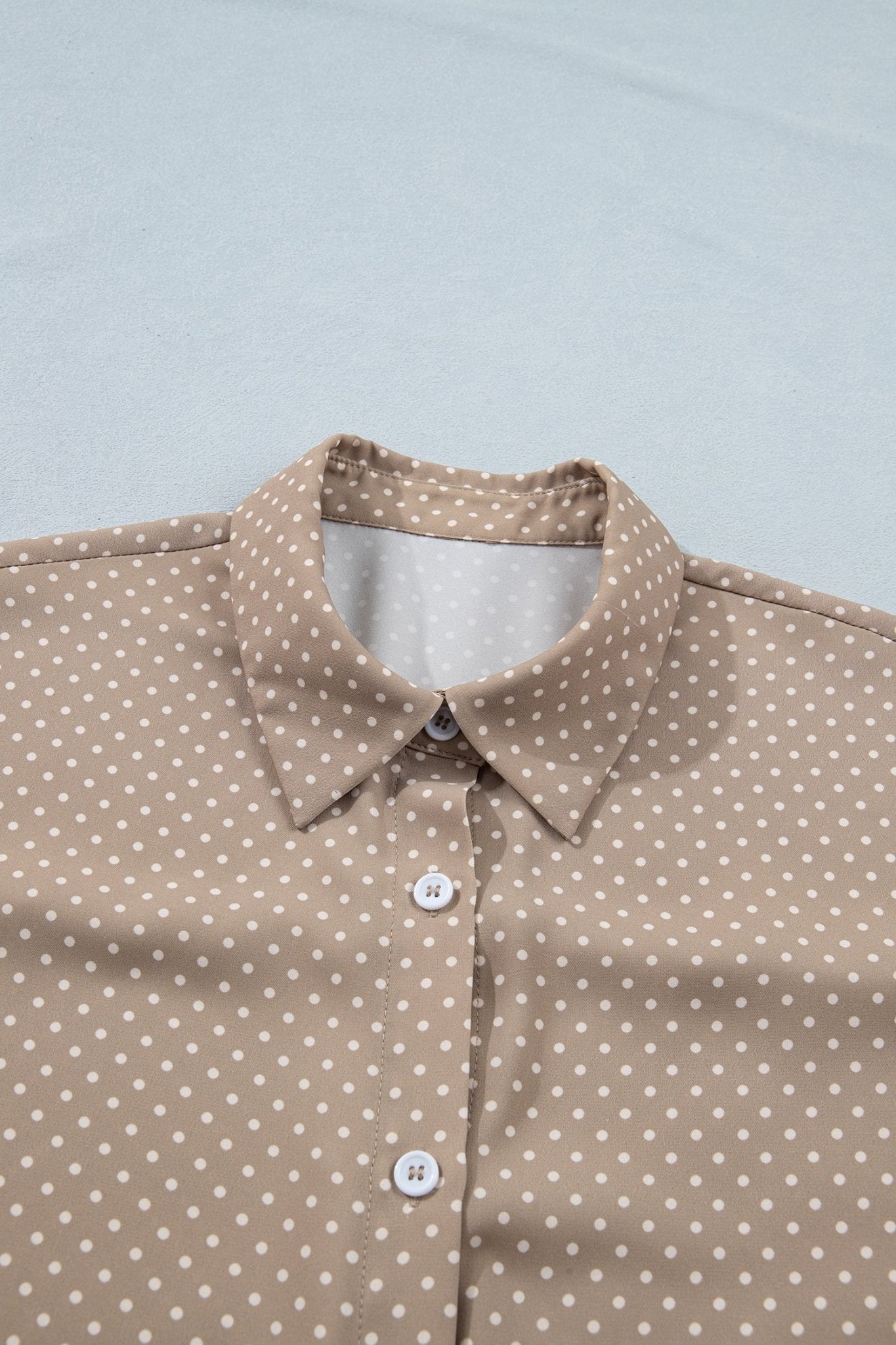 Catherine Cuffed Short Sleeve Shirt - Hello Beautiful BoutiqueBlouses & ShirtsThreaded Pear
