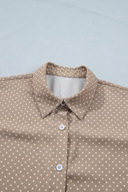 Catherine Cuffed Short Sleeve Shirt - Hello Beautiful BoutiqueBlouses & ShirtsThreaded Pear