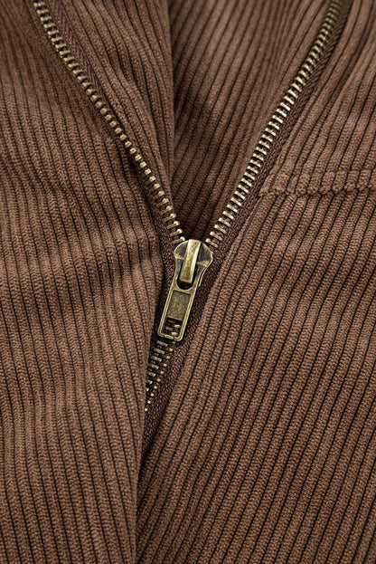 Catherine Lapel Collar Corduroy Jacket - Hello Beautiful BoutiqueJacketsThreaded Pear