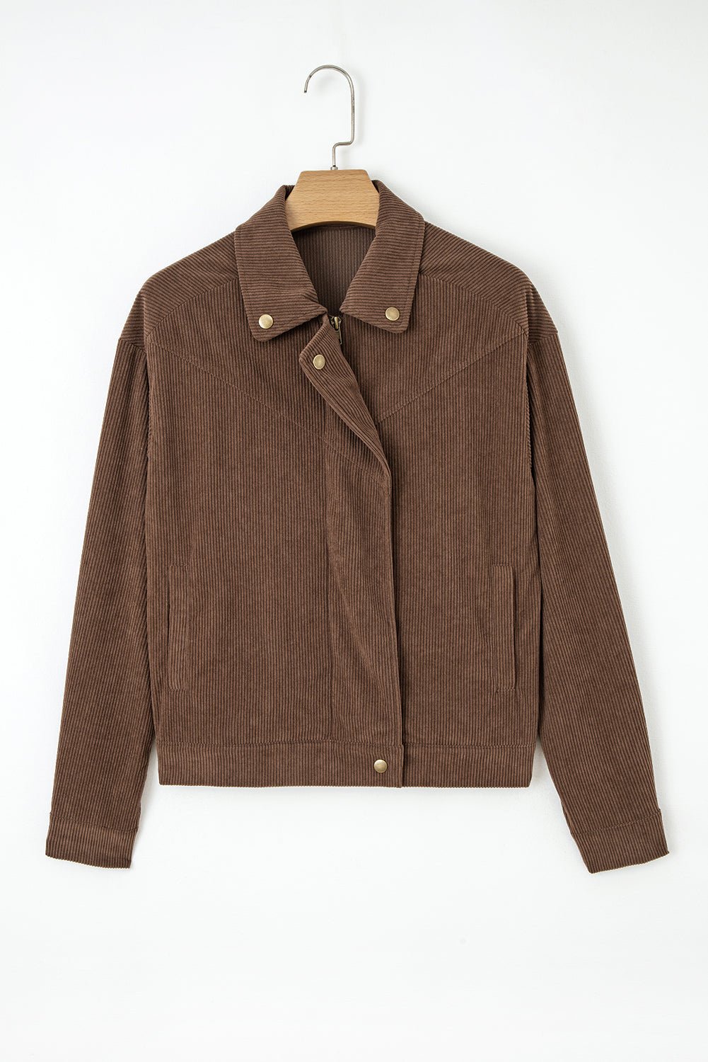 Catherine Lapel Collar Corduroy Jacket - Hello Beautiful BoutiqueJacketsThreaded Pear