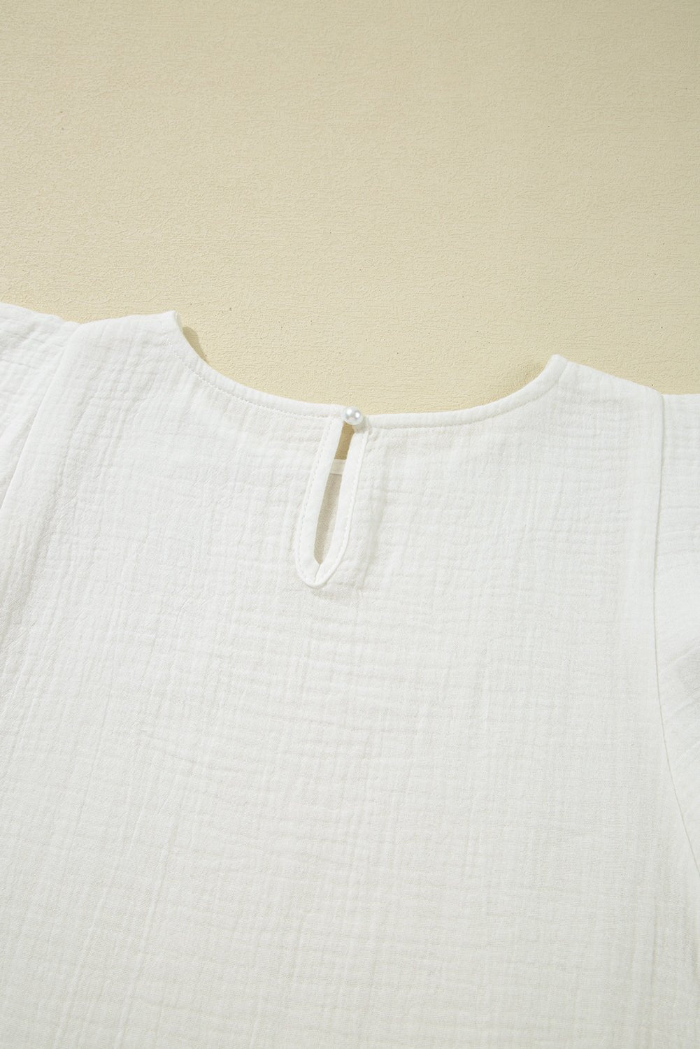 Cecelia Ruffled Flutter Sleeve Blouse - Hello Beautiful BoutiqueBlouses & ShirtsThreaded Pear