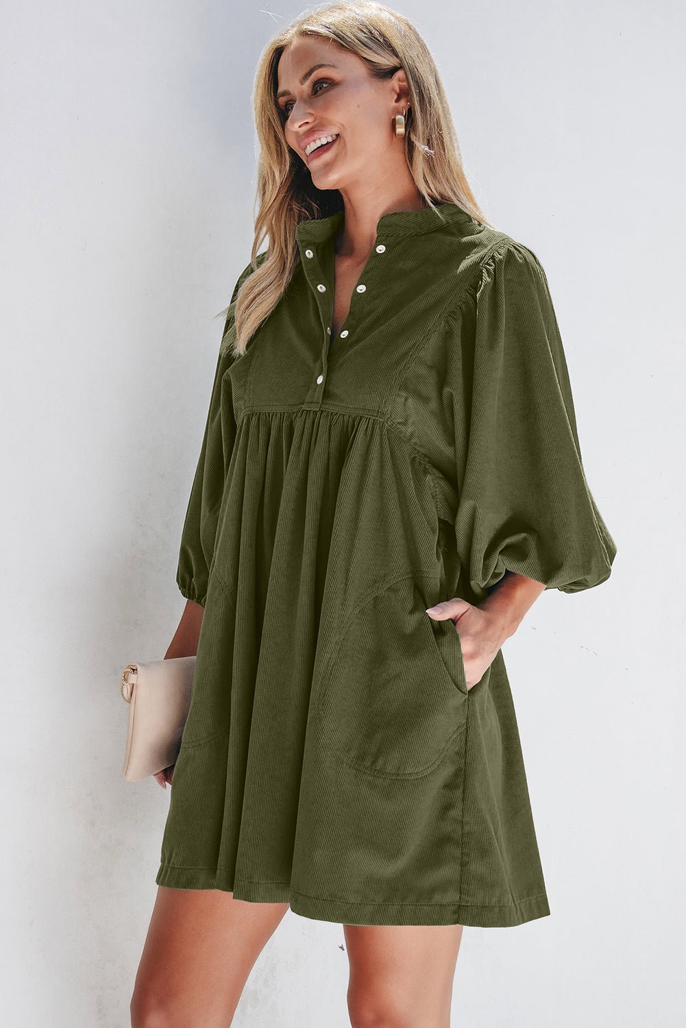 Celeste Waist Bracelet Sleeve Dress - Hello Beautiful BoutiqueMini DressesThreaded Pear