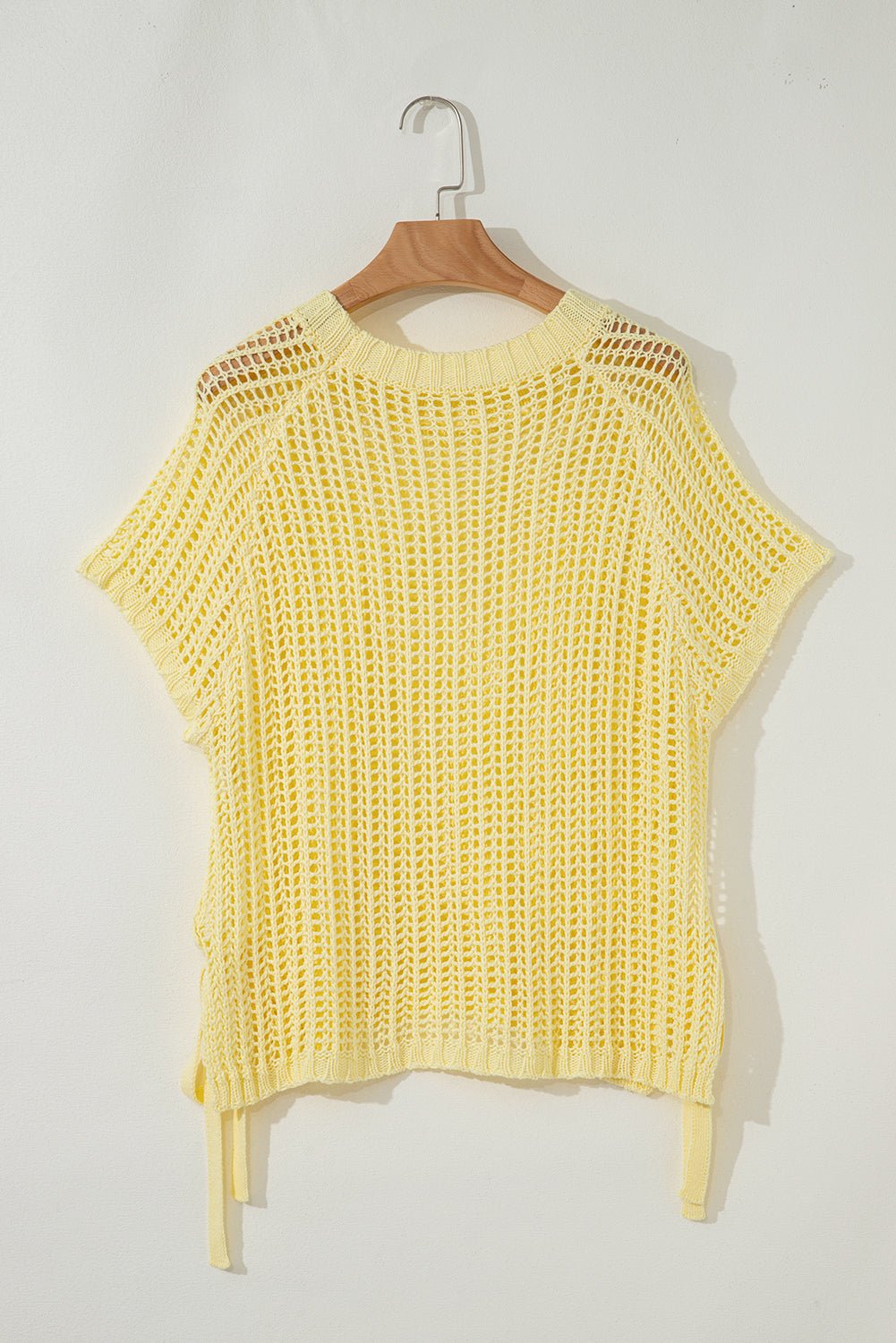 Celine Tied Short Sleeve Sweater - Hello Beautiful BoutiqueShort Sleeve SweatersThreaded Pear