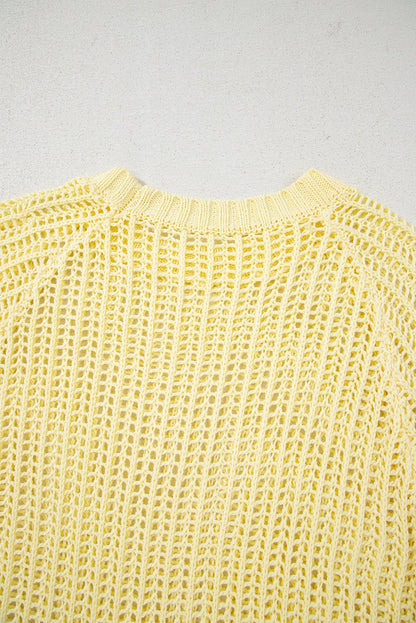 Celine Tied Short Sleeve Sweater - Hello Beautiful BoutiqueShort Sleeve SweatersThreaded Pear