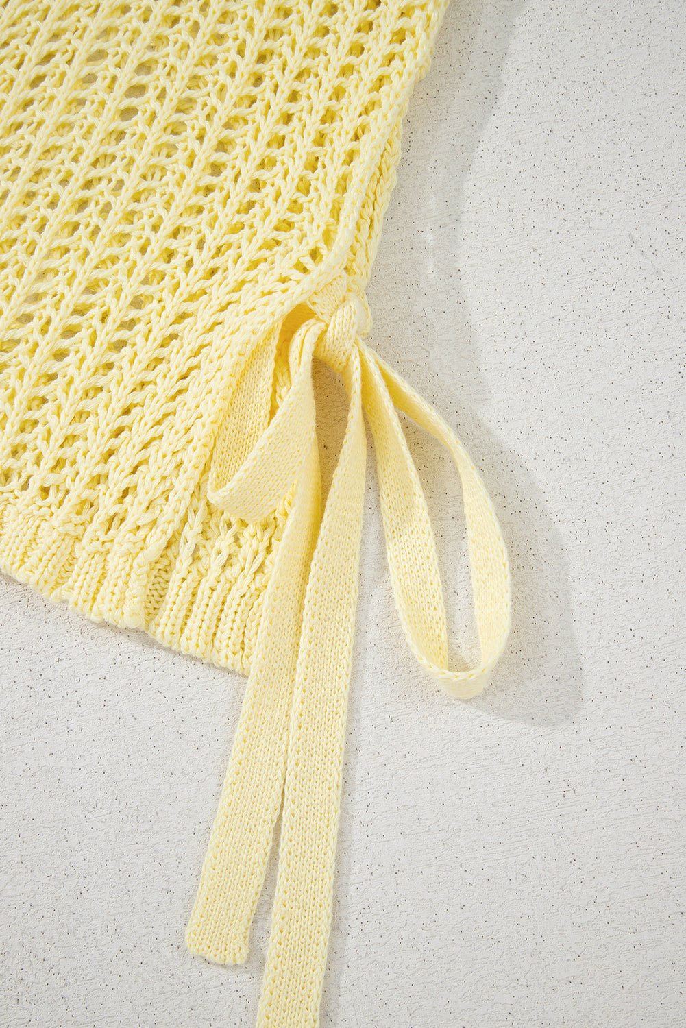 Celine Tied Short Sleeve Sweater - Hello Beautiful BoutiqueShort Sleeve SweatersThreaded Pear