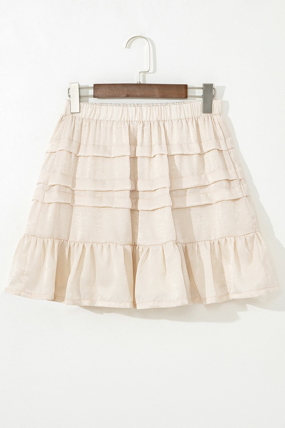 Chana Elastic Waist Mini Skirt - Hello Beautiful BoutiqueSkirts & PetticoatThreaded Pear