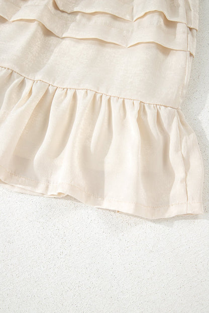 Chana Elastic Waist Mini Skirt - Hello Beautiful BoutiqueSkirts & PetticoatThreaded Pear