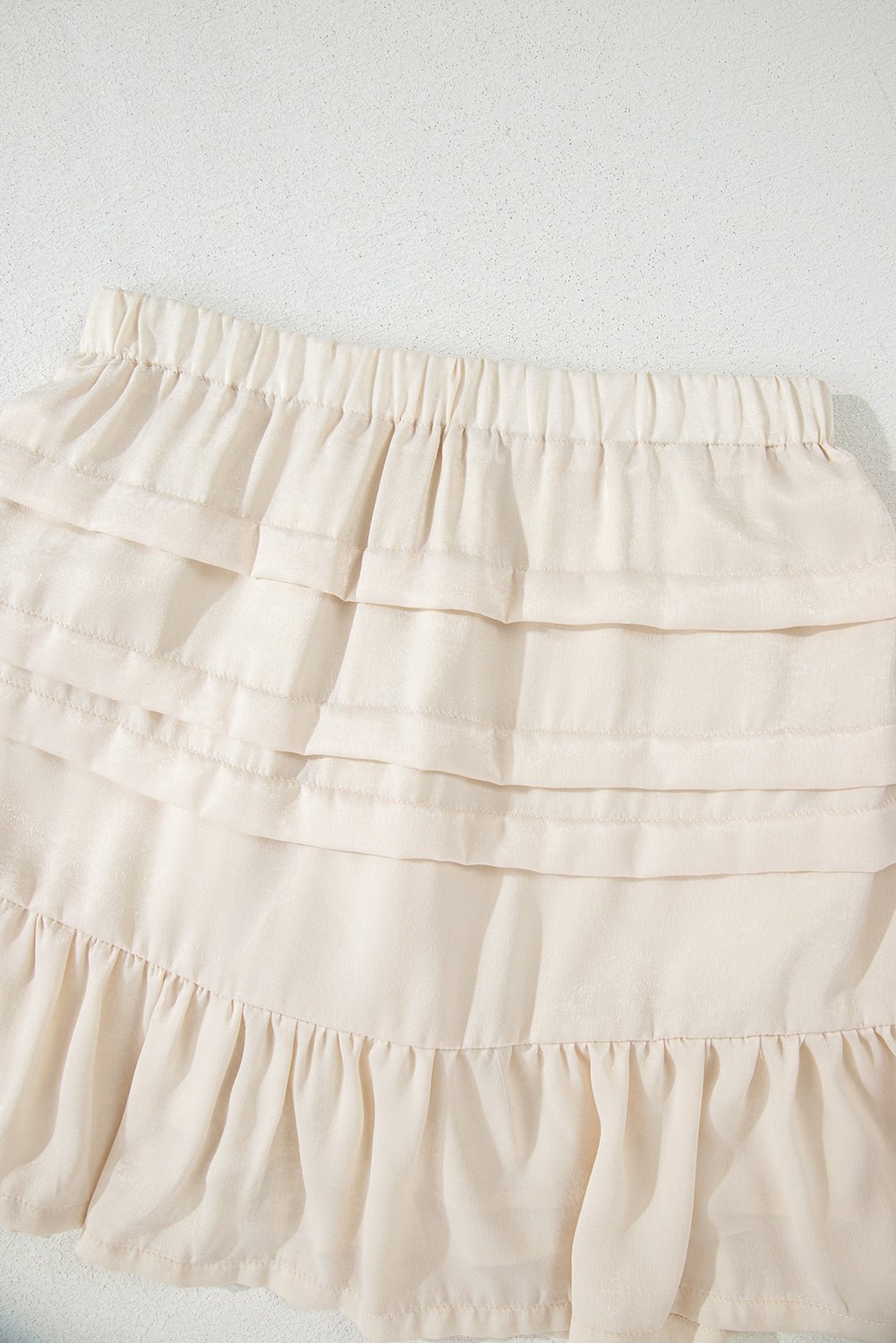Chana Elastic Waist Mini Skirt - Hello Beautiful BoutiqueSkirts & PetticoatThreaded Pear