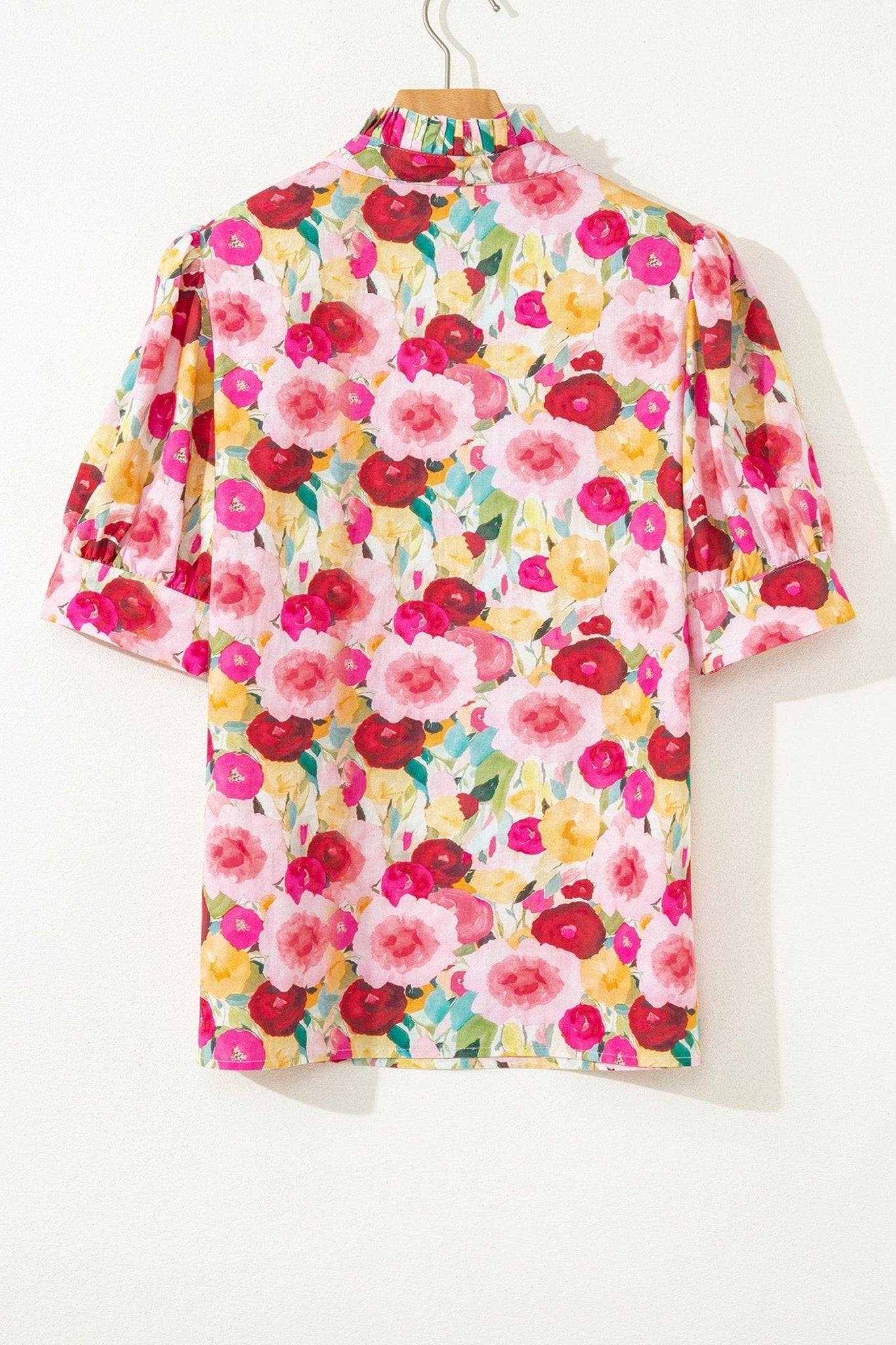Charleigh Puff Short Sleeve Blouse - Hello Beautiful BoutiqueBlouses & ShirtsThreaded Pear