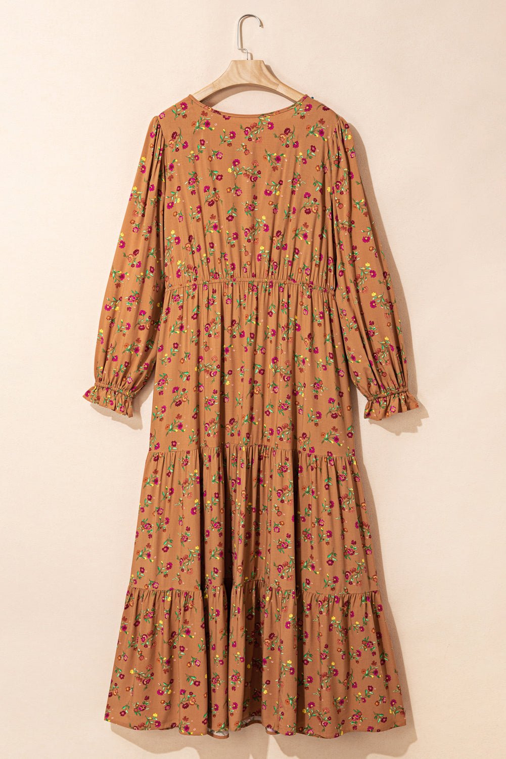 Charleigh Sleeve Tiered Maxi PLUS Dress - Hello Beautiful BoutiquePlus Size Maxi DressesThreaded Pear