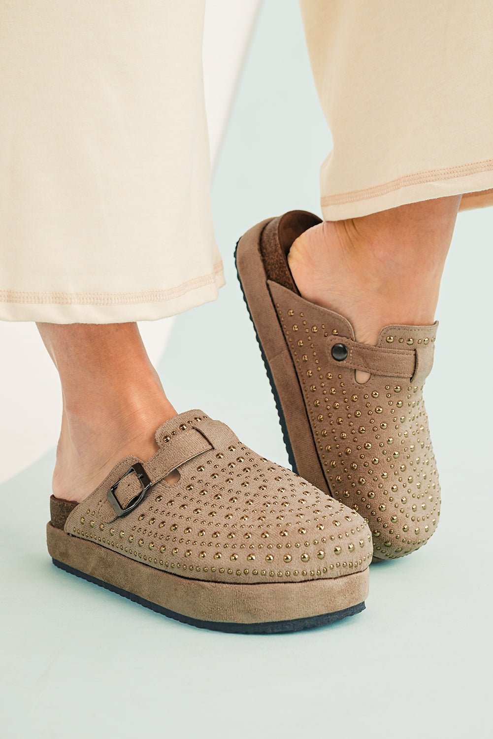 Charli Closed toe Platform Slippers - Hello Beautiful BoutiqueSlippersThreaded Pear