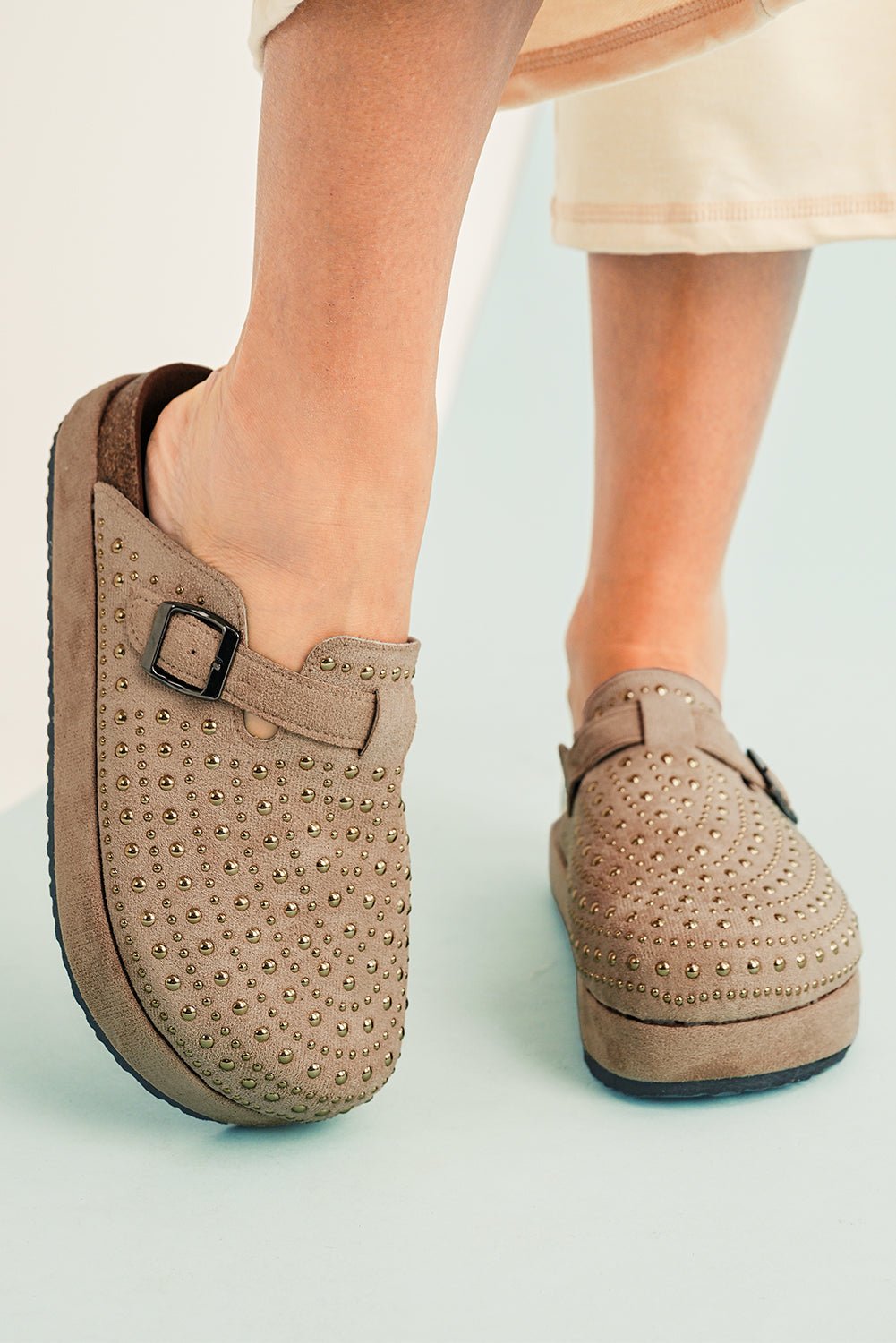 Charli Closed toe Platform Slippers - Hello Beautiful BoutiqueSlippersThreaded Pear
