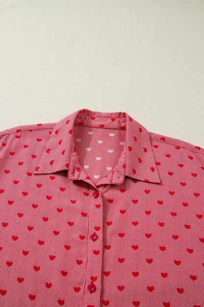 Charlie Sleeve Loose Valentine Shirt - Hello Beautiful BoutiqueBlouses & ShirtsThreaded Pear