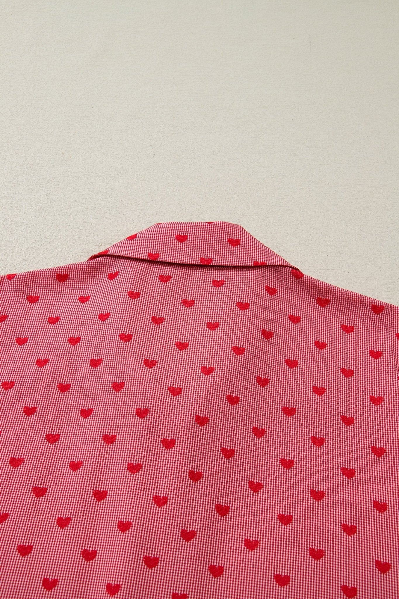 Charlie Sleeve Loose Valentine Shirt - Hello Beautiful BoutiqueBlouses & ShirtsThreaded Pear
