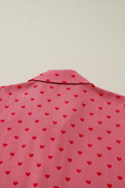 Charlie Sleeve Loose Valentine Shirt - Hello Beautiful BoutiqueBlouses & ShirtsThreaded Pear