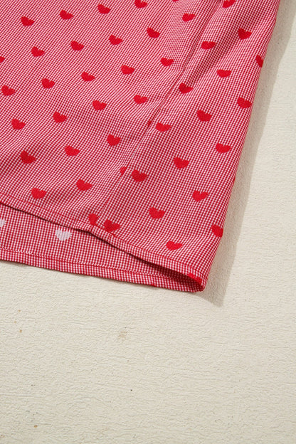 Charlie Sleeve Loose Valentine Shirt - Hello Beautiful BoutiqueBlouses & ShirtsThreaded Pear