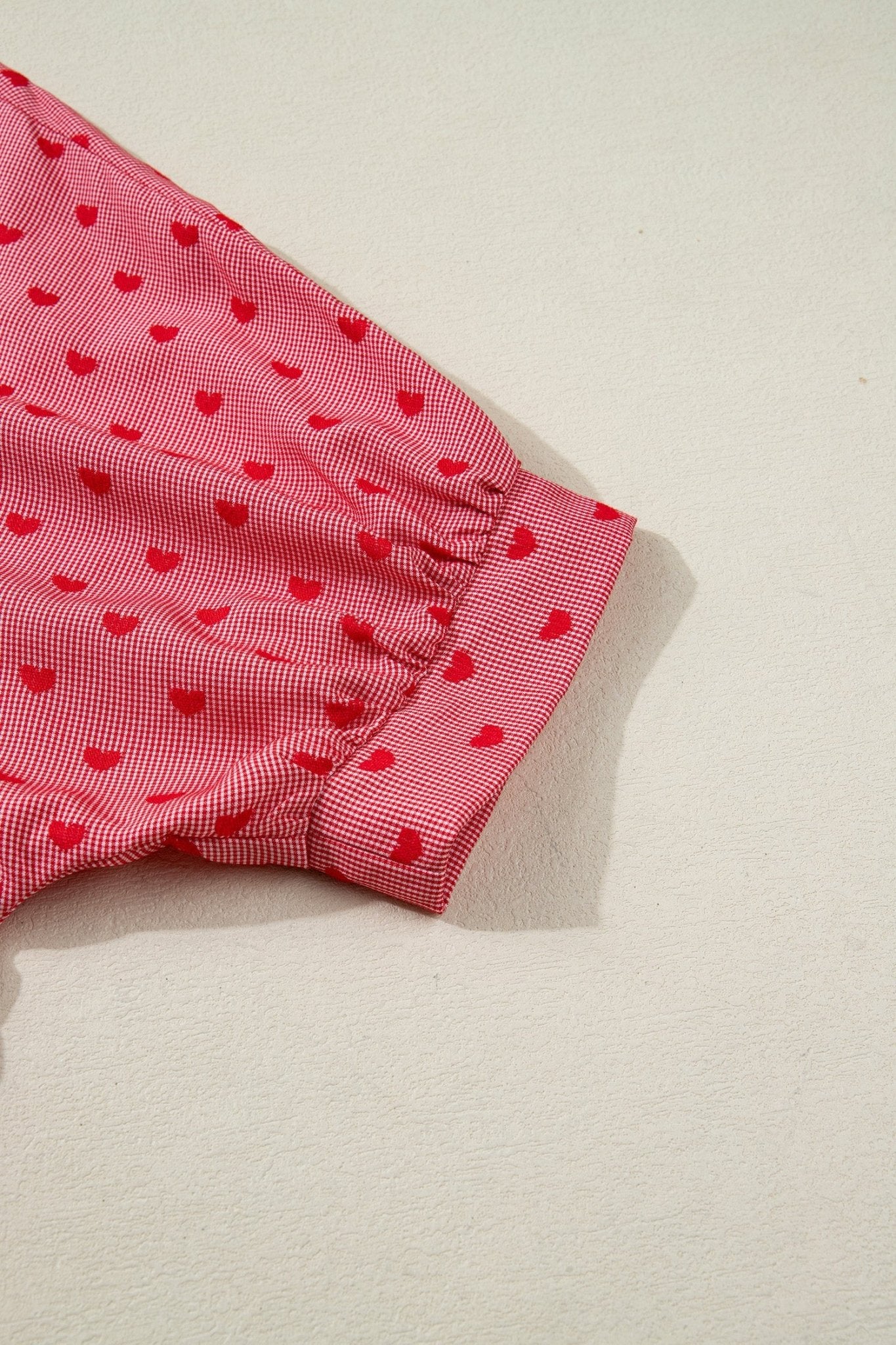 Charlie Sleeve Loose Valentine Shirt - Hello Beautiful BoutiqueBlouses & ShirtsThreaded Pear