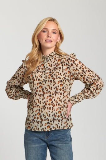 Cheetah Print Top T47P/C - 205D/NC - Hello Beautiful BoutiqueTopAPNY