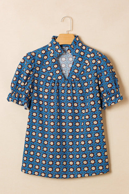 Chelsea Short Puff Sleeve Blouse - Hello Beautiful BoutiqueBlouses & ShirtsThreaded Pear