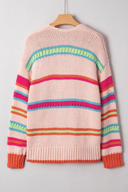 Chiola Pattern Knit Oversize Cardigan - Hello Beautiful BoutiqueCardigansThreaded Pear