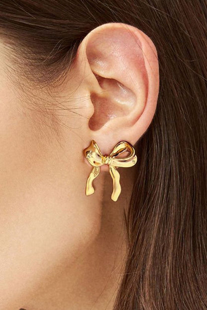 Chloe Design Plated Studded Earrings - Hello Beautiful BoutiqueJewelryThreaded Pear