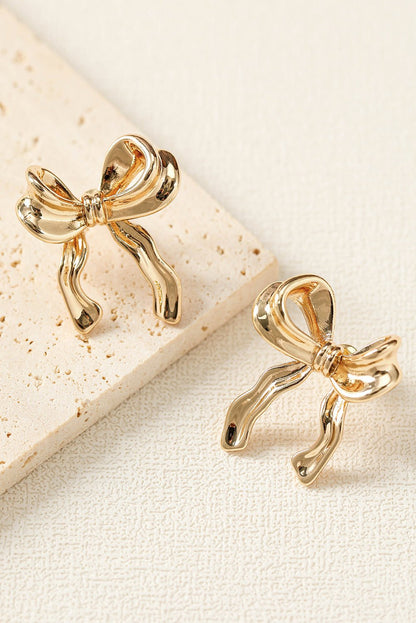 Chloe Design Plated Studded Earrings - Hello Beautiful BoutiqueJewelryThreaded Pear
