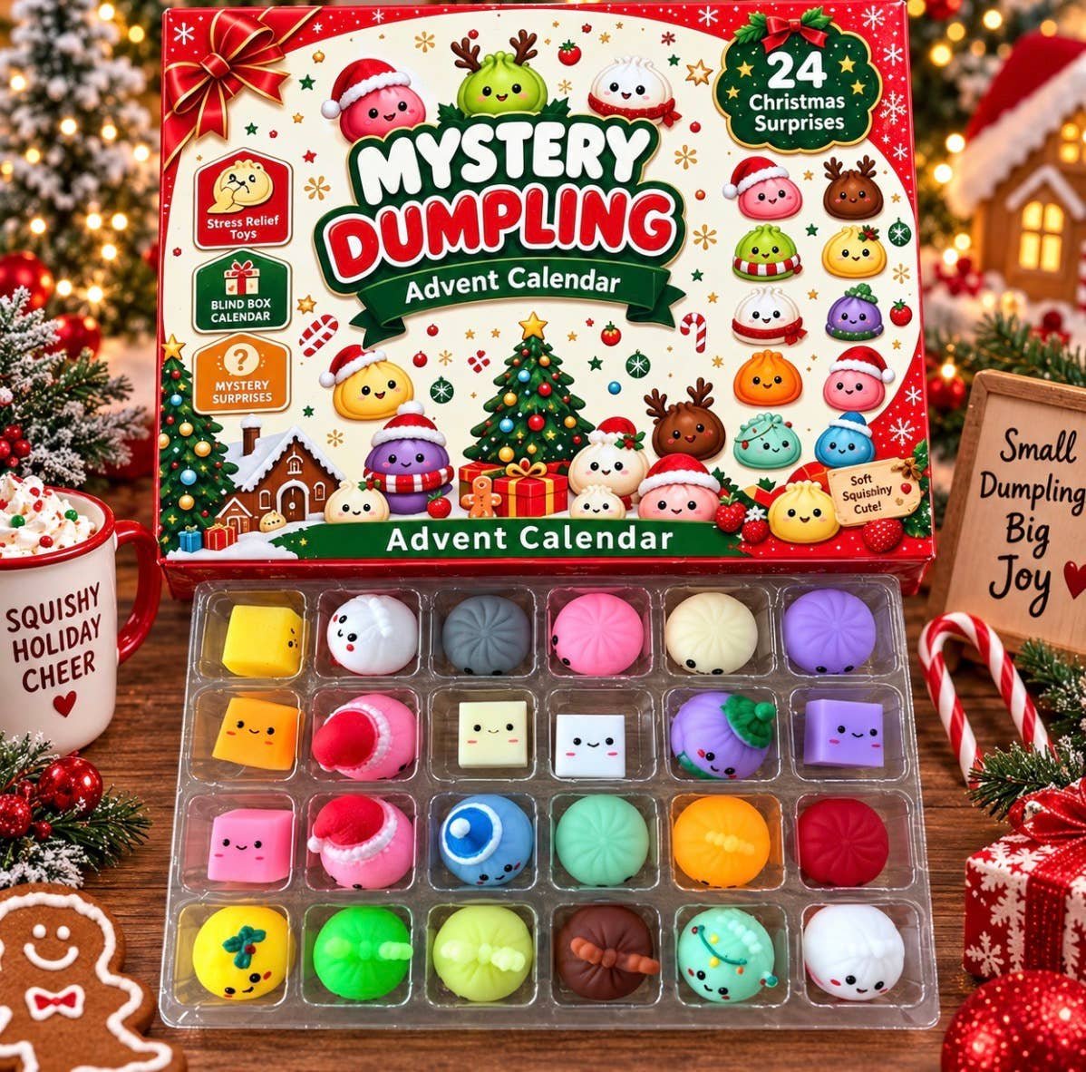 Christmas Dumpling Advent Calendar - Hello Beautiful BoutiqueAccessoriesGracefully Rooted