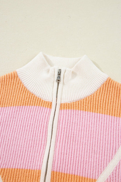 Claire Half Zip Oversize Sweater - Hello Beautiful Boutique15% OFFThreaded Pear