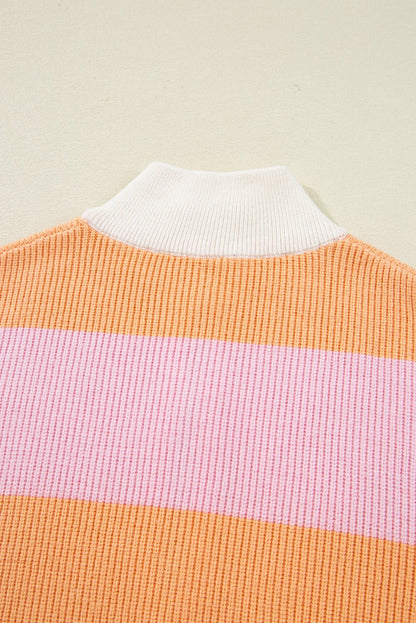 Claire Half Zip Oversize Sweater - Hello Beautiful Boutique15% OFFThreaded Pear
