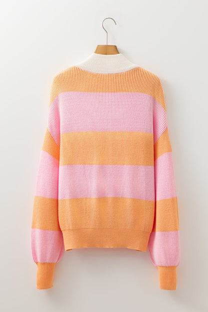 Claire Half Zip Oversize Sweater - Hello Beautiful Boutique15% OFFThreaded Pear