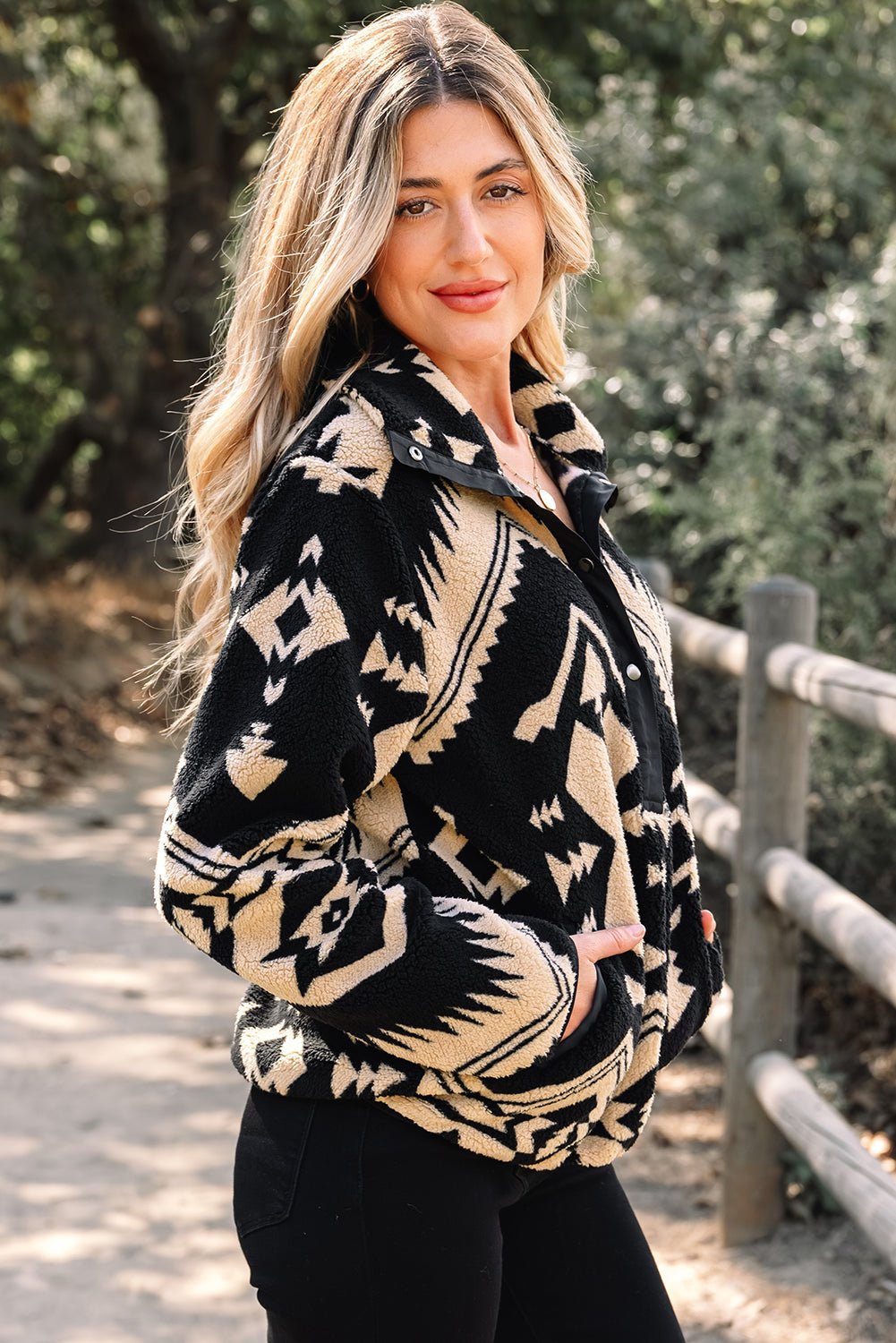 Clara Half Placket Plush Sweatshirt - Hello Beautiful BoutiqueSweatshirts & HoodiesThreaded Pear