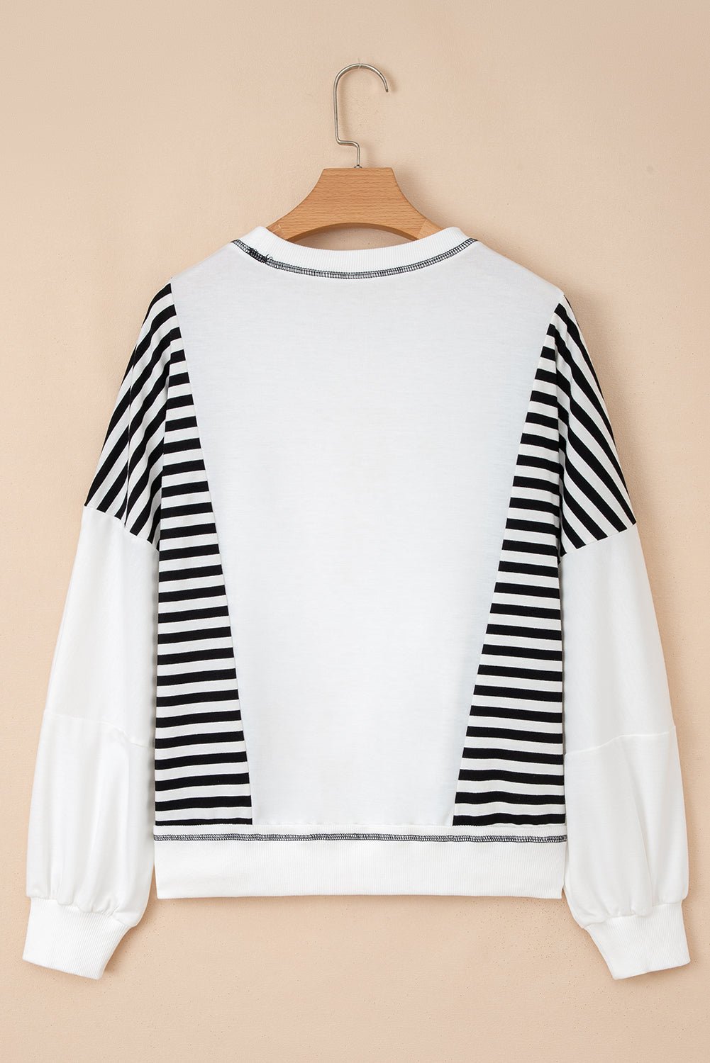 Clare Contrast Stitching Oversize Sweatshirt - Hello Beautiful Boutique15% OFFThreaded Pear