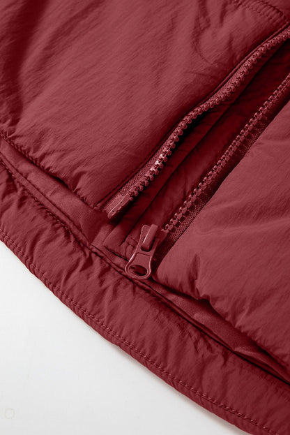Clare Side Hooded Puffer Vest - Hello Beautiful BoutiqueVestsThreaded Pear