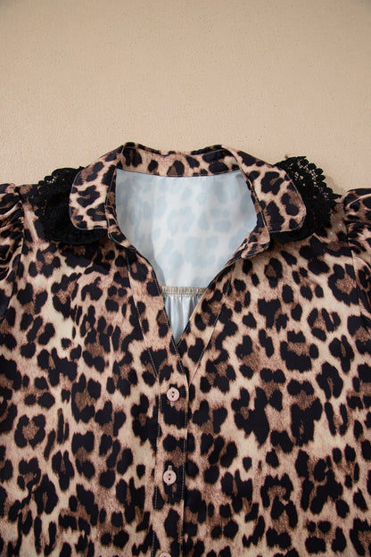 Clare Trim Short Sleeve Shirt - Hello Beautiful BoutiqueBlouses & ShirtsThreaded Pear