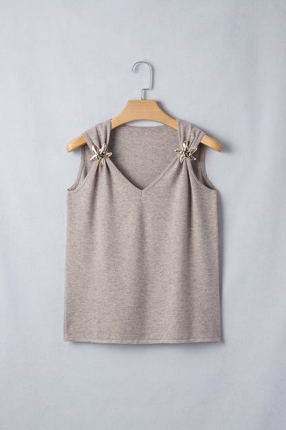 Clementine Metal Star Detail Sweater - Hello Beautiful BoutiqueSweater VestsThreaded Pear