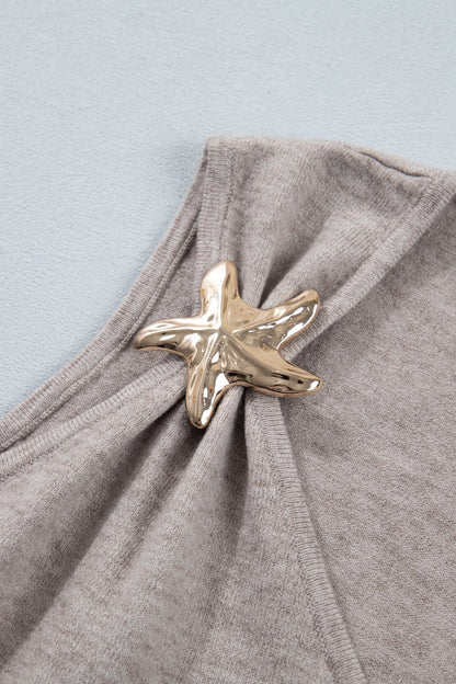 Clementine Metal Star Detail Sweater - Hello Beautiful BoutiqueSweater VestsThreaded Pear