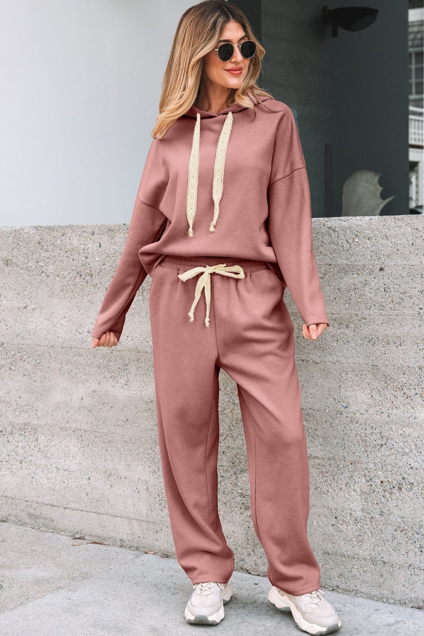 Cleo and High Waist Pants - Hello Beautiful BoutiquePant SetsThreaded Pear