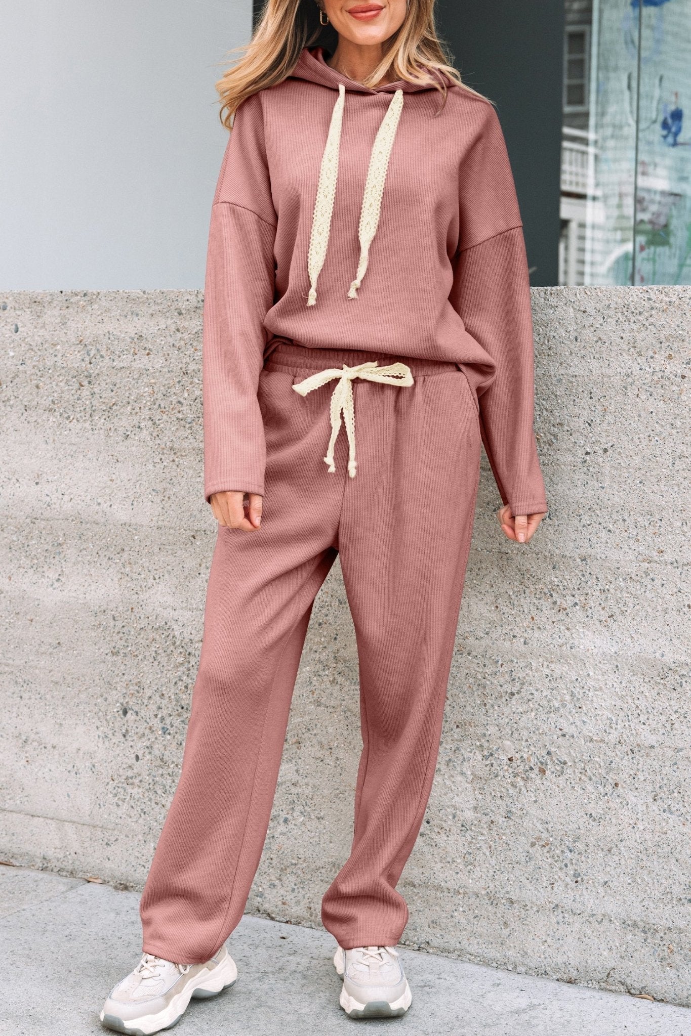 Cleo and High Waist Pants - Hello Beautiful BoutiquePant SetsThreaded Pear