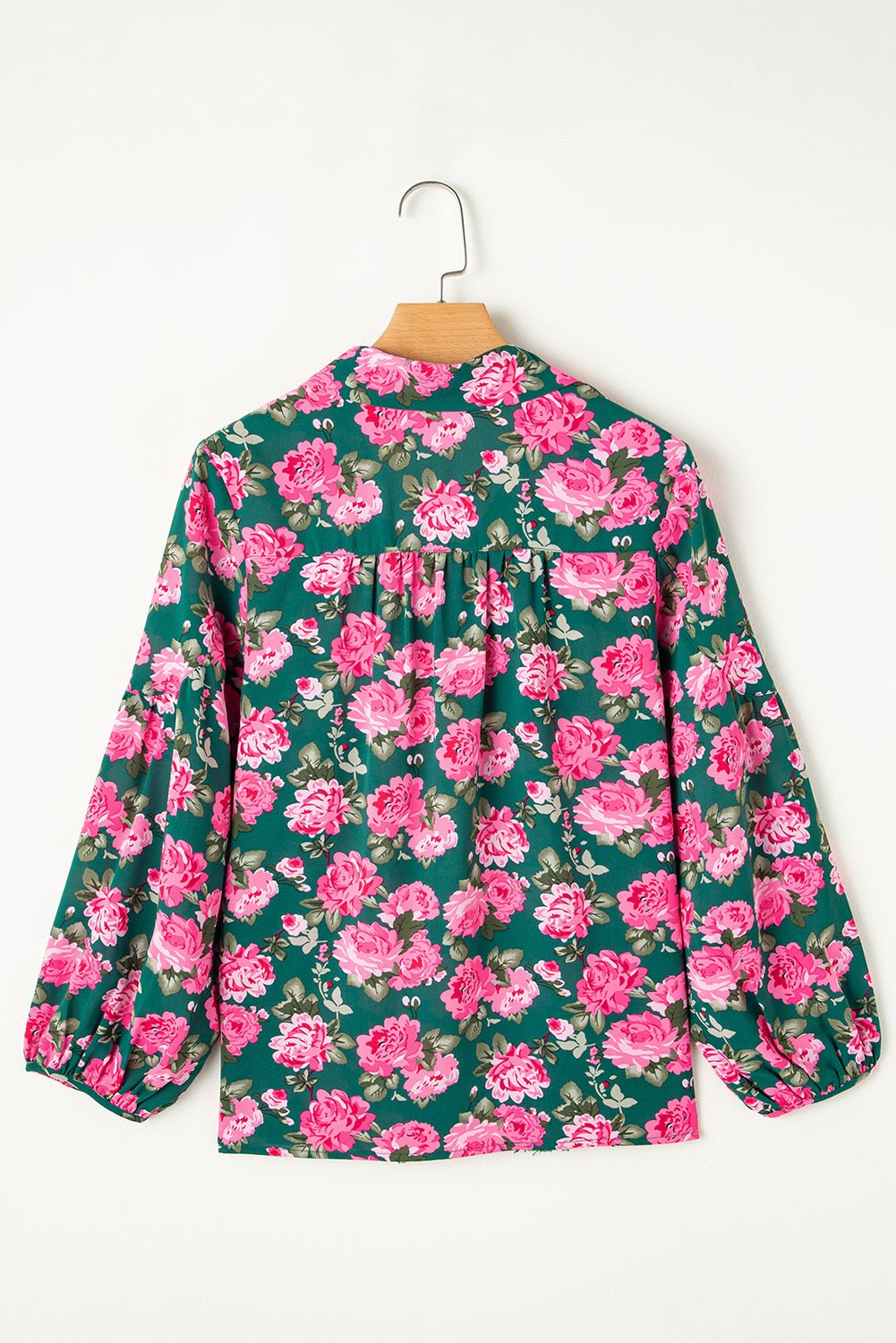 Cleo Collar Puff Sleeve Blouse - Hello Beautiful BoutiqueBlouses & ShirtsThreaded Pear