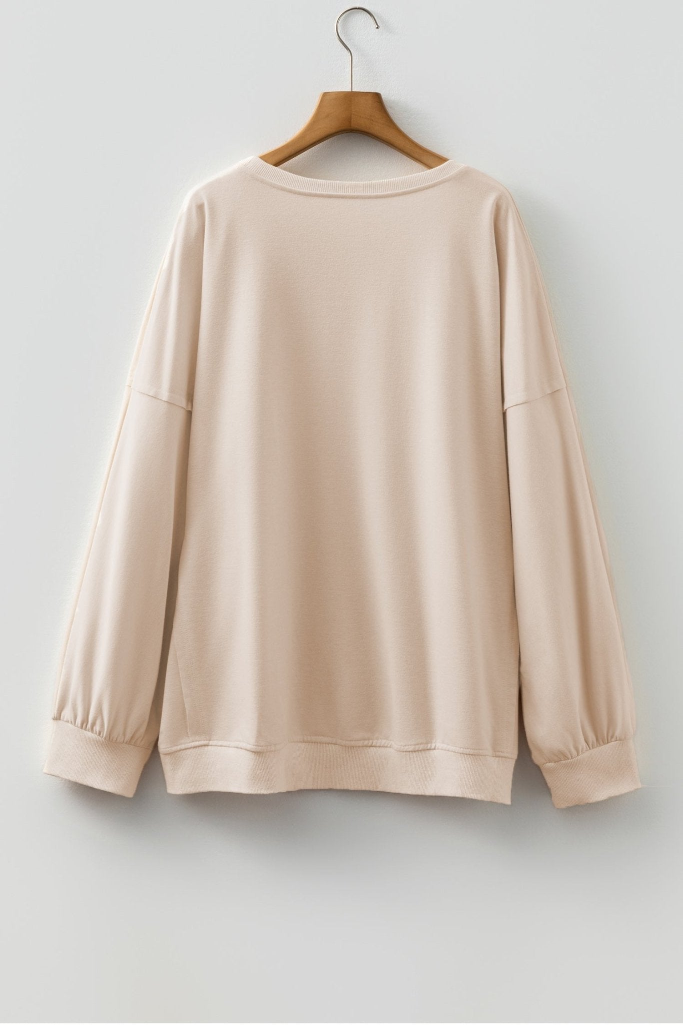 Clover Patched Mineral Wash PLUS Top - Hello Beautiful BoutiquePlus Size Long Sleeve TopsThreaded Pear
