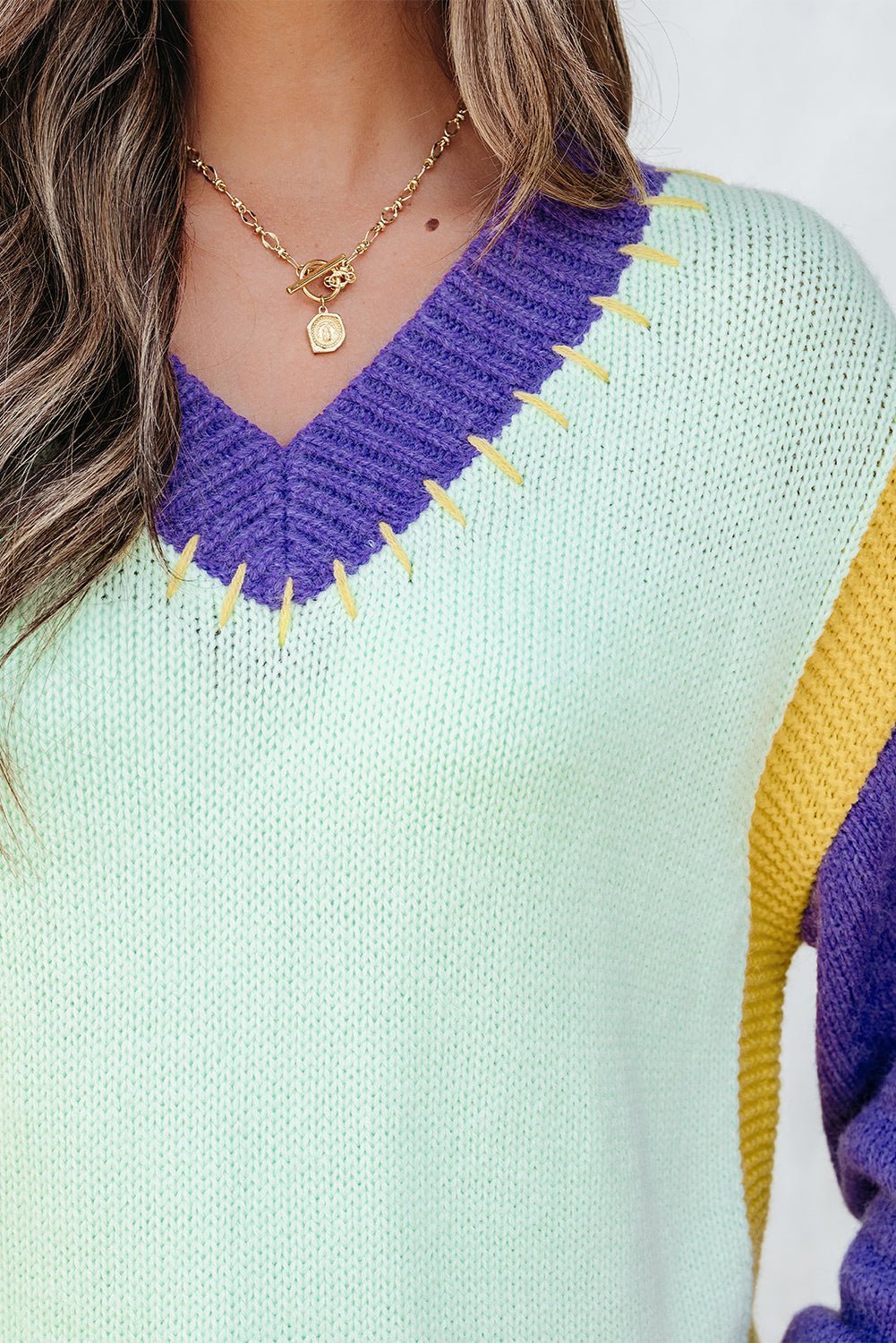 Colette Knitted Drop Shoulder Sweater - Hello Beautiful Boutique15% OFFThreaded Pear