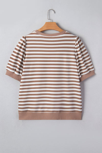 Collins Bubble Sleeve T Shirt - Hello Beautiful BoutiqueTops & TeesThreaded Pear