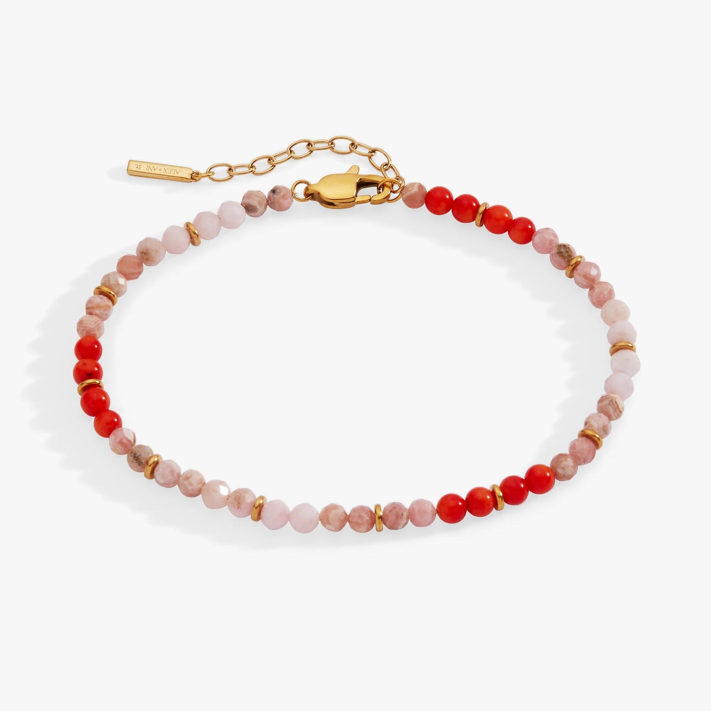Coral Ombre Semi-Precious Beaded Anklet - Hello Beautiful BoutiqueAnkletsALEX AND ANI