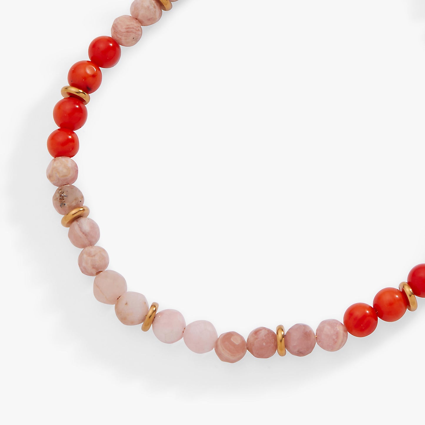 Coral Ombre Semi-Precious Beaded Anklet - Hello Beautiful BoutiqueAnkletsALEX AND ANI