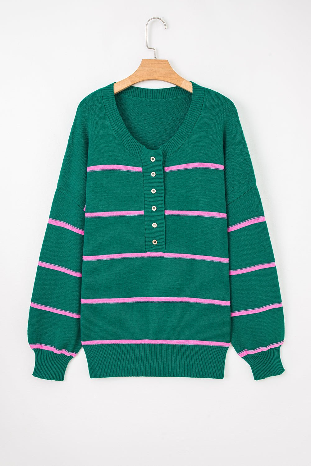 Coraline Half Drop Shoulder PLUS Sweater - Hello Beautiful BoutiquePlus Size Sweaters & CardigansThreaded Pear