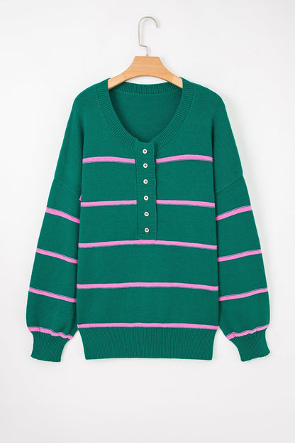Coraline Half Drop Shoulder PLUS Sweater - Hello Beautiful BoutiquePlus Size Sweaters & CardigansThreaded Pear